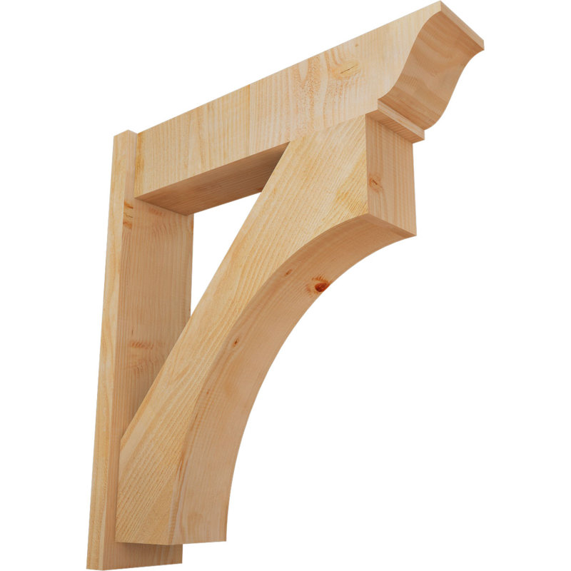 Persienne en bois Westlake, P 32 po x H 36 po, Sapin Douglas de 8 po (sciage brut)