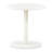 Sassani Round End Table - Pearl White/Golf