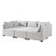Fauteuil modulaire sans accoudoirs, fauteuil d'appoint sans accoudoirs, fauteuil d'appoint moderne