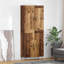  Highboard Black Oak 69.5 X 34 X 180 Cm Engineered Wood-1204700634