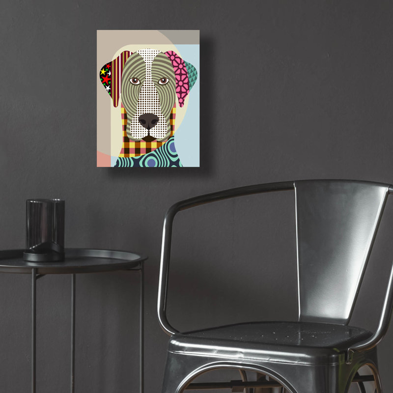 «Great Dane Dog» par Lanre Adefioyue, H 16 po x l 12 po x P 0,13 po