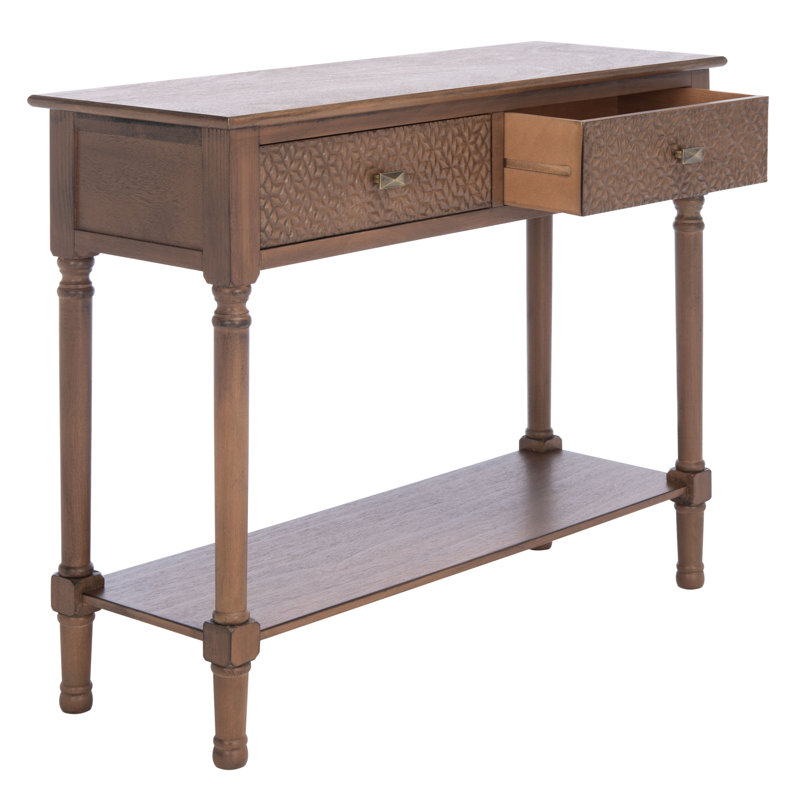 Console 35,5 po Peters, Brun