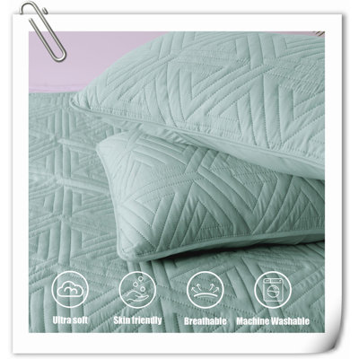 Ensemble de courtepointe en microfibre / polyester Quilts