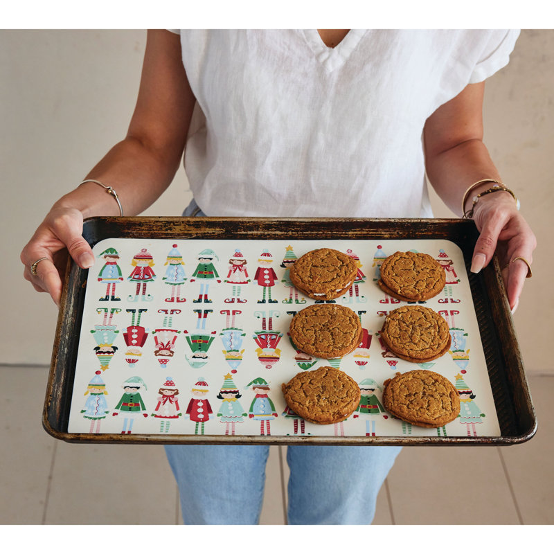 Tapis de cuisson en silicone antiadhésif Creative Co-Op