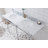 Copeland 33" Tall Stone Oval Console Bathroom Vanity with Faucet and Overflow-190267979