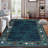 Modern Machine Washable Rugs Bordered Design Non-Slip Low Pile Rubber Backing Indoor Area Rug for Living Room Bedroom Kitchen Dining Room-1793041657