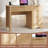 Fluted Executive Desk With Drawers With Ample File Drawer-1532420780