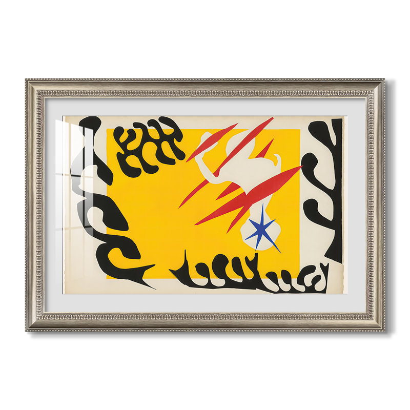 Le cauchemar de l'éléphant blanc, de Jazz, 1947 - Henri Matisse - Toile encadrée sur mesure, Oui, Satin d'étain perlé, 30X44