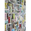 Décoration murale abstraite multicolore en papier