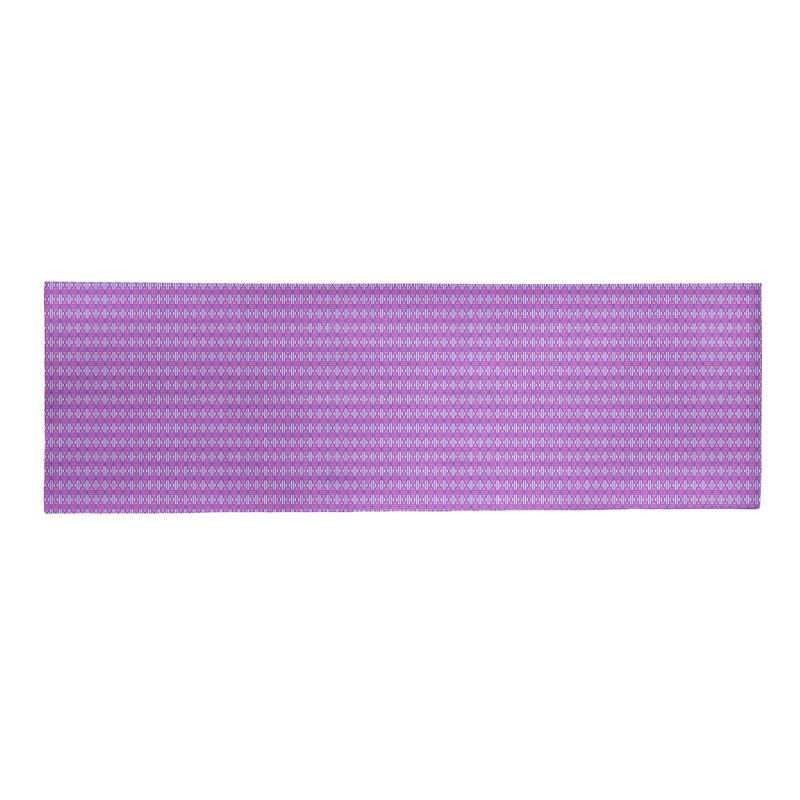 Tapis de carreau mauve, Tapis de couloir 2 pi 6 po x 8 pi