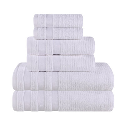 Ilseruth 6-Piece Zero-Twist Cotton Towel Set