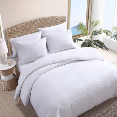 Ensemble d'édredon en coton Tommy Bahama Basketweave