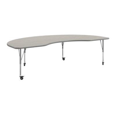 Goddard Commercial Adjustable Height Kidney Activity Table
