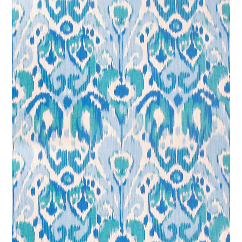 Fabric, Blues/Cream