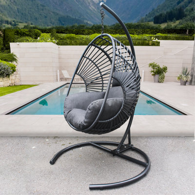 Outdoor Wicker Swing Egg Chair Seat