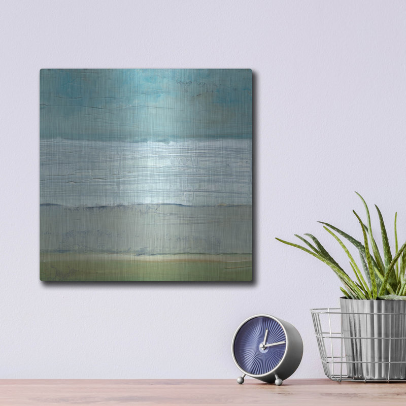 «Spring Vista I» par Ethan Harper, art mural en métal, H 12 po x l 12 po