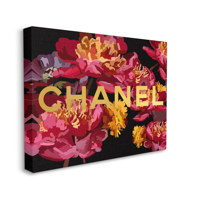 «Glam Brand Blossoms On Canvas» par Amelia Noyes, H 16 po x l 20 po x P 1,5 po