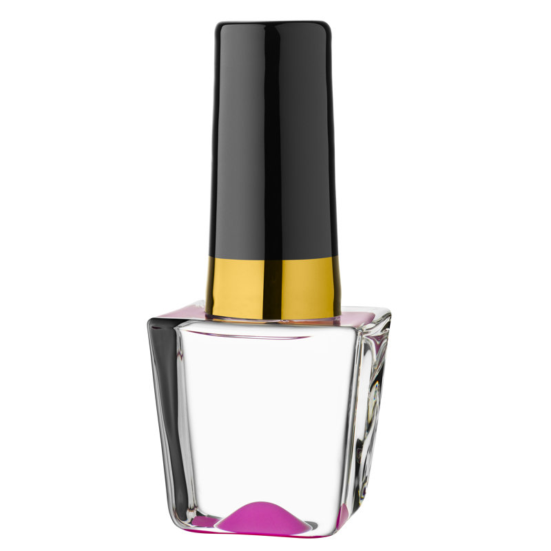 Sculpture en vernis à ongles Make Up, Framboise, H 7,5 po x l 3 po x P 3 po