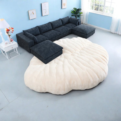 Luxury Cloud Sofas, Deep Corduroy, Modern Style, Home And Conference