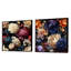Vargo - Ensemble de 2 collages floraux carrés-101847106-101847112
