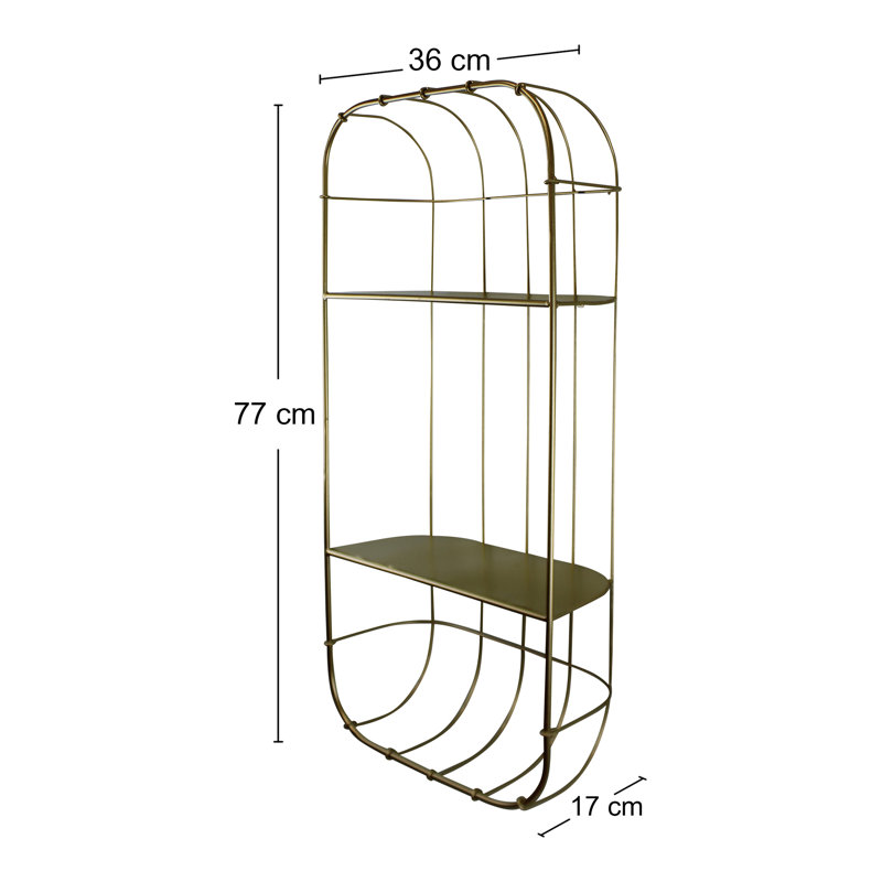 Orear 2 Piece Metal Accent Shelf