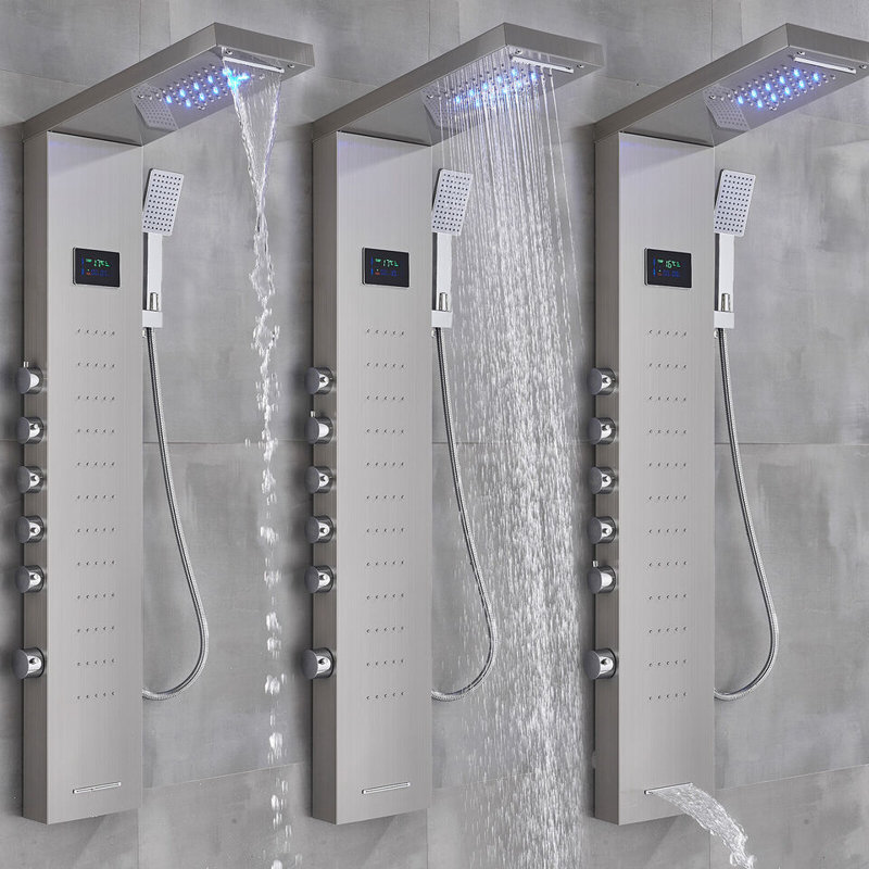 45'' Shower Panel with Fixed Shower Head