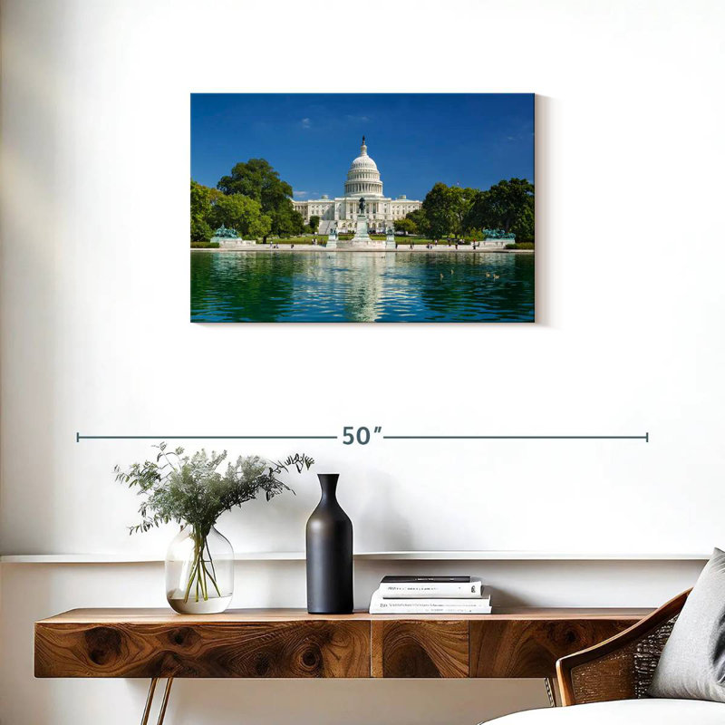 Lilie US Capitol Reflection, 20" H x 30" W