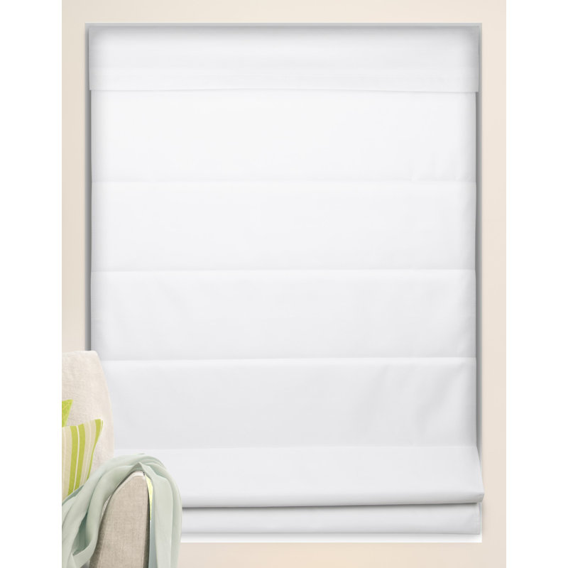 Room Darkening Roman Shade, 24"W x 72"L