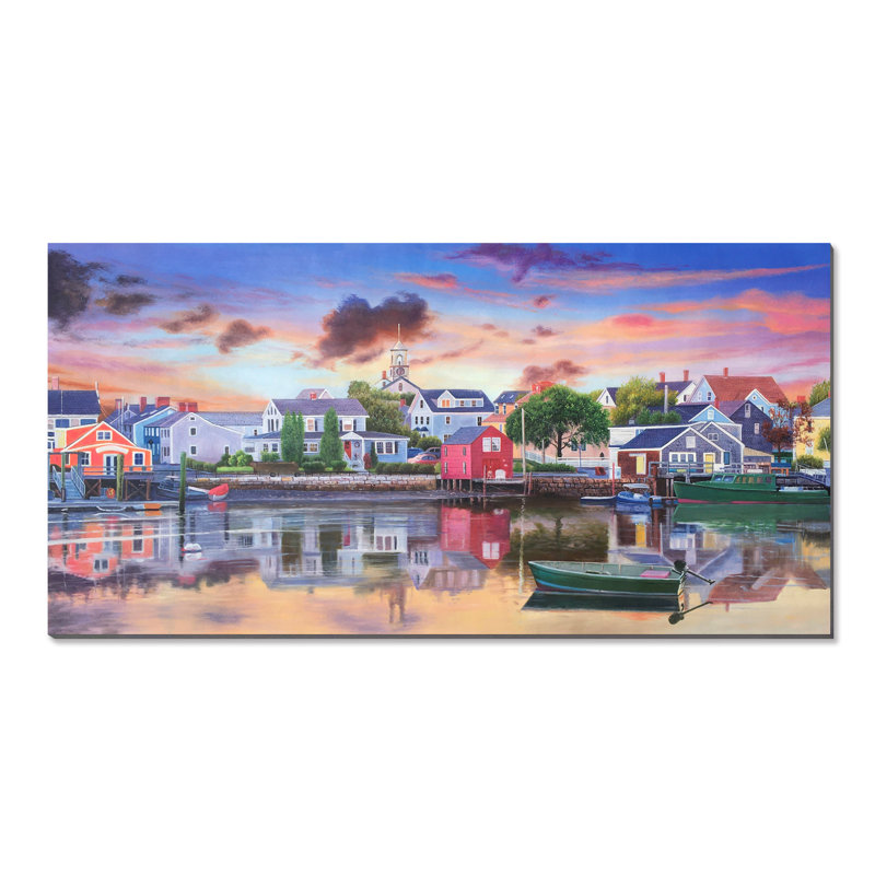 Handmade Buildings & Architecture Wall Decor on Canvas