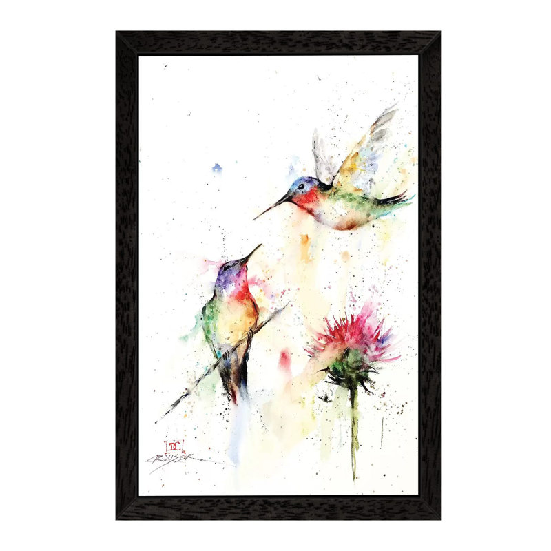 Stopping 1 Piece Wall Art on Canvas, 101.6 cm H x 66.04 cm W, Black Framed