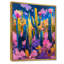 Cactus mauve et bleu, coucher de soleil Vibes III - Cactus floral-1491975359-1491975352
