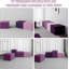 Wowmax 3-Piece Geometric Convertible Ottoman Pouf Set,