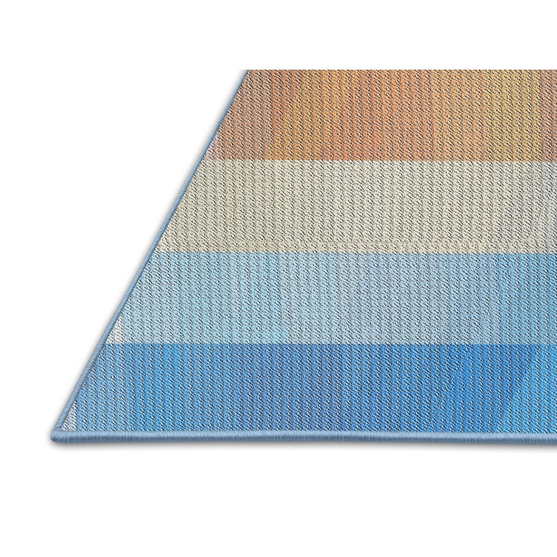Reisman Striped Indoor Rug, Rectangle 6' x 9'