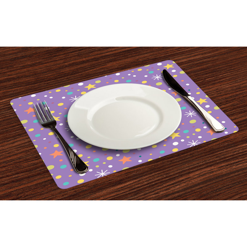 Polyester Geometric Rectangle Placemat