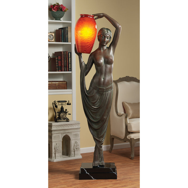 Lampe sur pied 70 po Art Deco