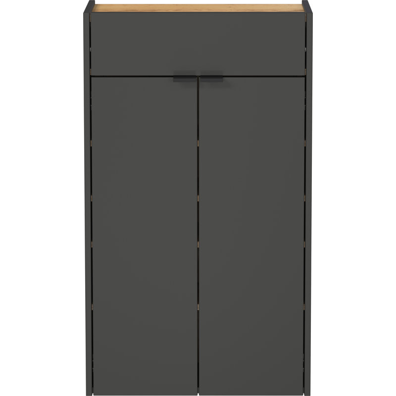 Nyack Rectangle Accent Cabinet, Graphite