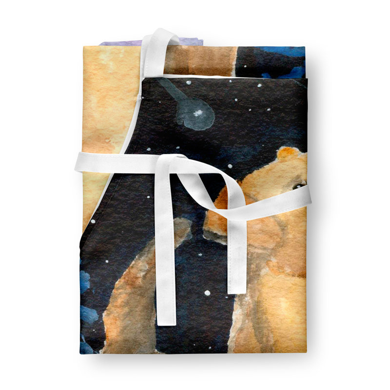 Tablier airedale starry night