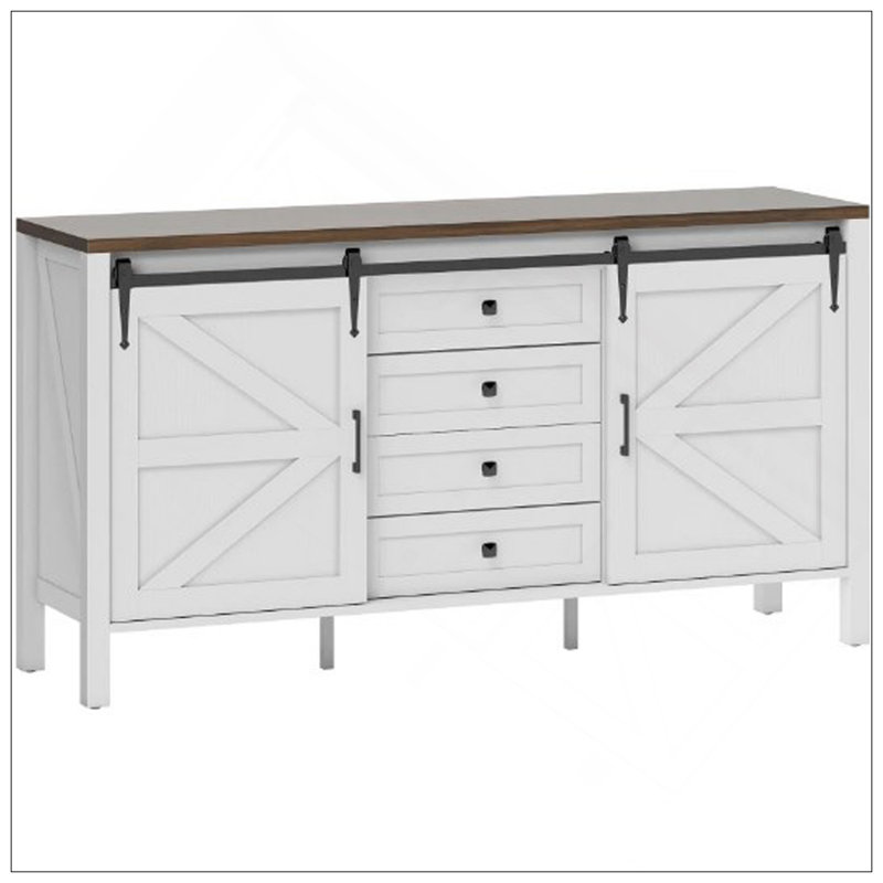 Armoire à café spacieuse, armoire à buffet avec tiroirs