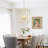 5 - Light Dimmable Lantern Square/Rectangle Chandelier-413200722