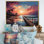 Pier Of Seasons II - Coastal Pier Canvas Wall Art