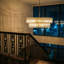 Lustre réglable à 8 lumières en verre doré à plusieurs niveaux-543217857-543217856