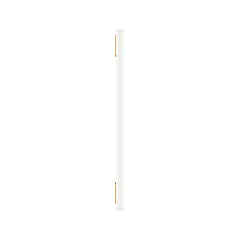 Poignée d'électroménager 12 tons Anberlin, Or brossé / blanc mat