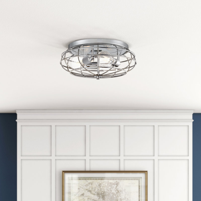 Diodora Flush Mount, No, Polished Chrome