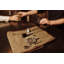 10-Piece Bar Tool Set Roll Up Waxed Canvas Travel Cocktail  Kit