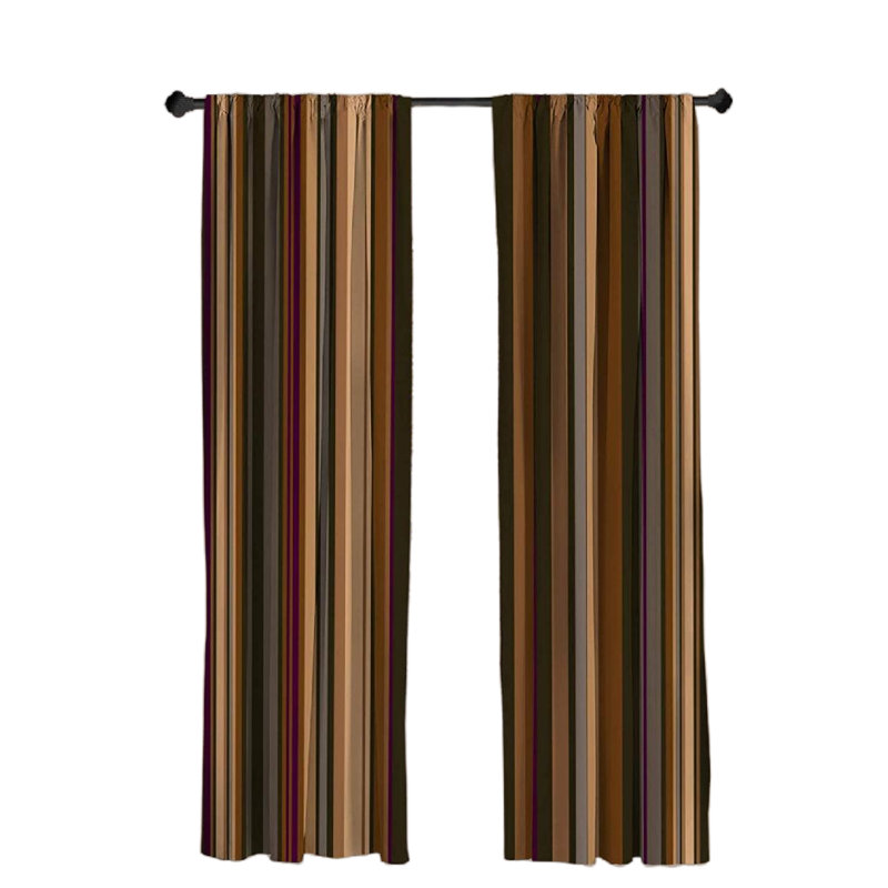 Anglet Semi Sheer Curtain Panel Pair, 28" W x 95" L