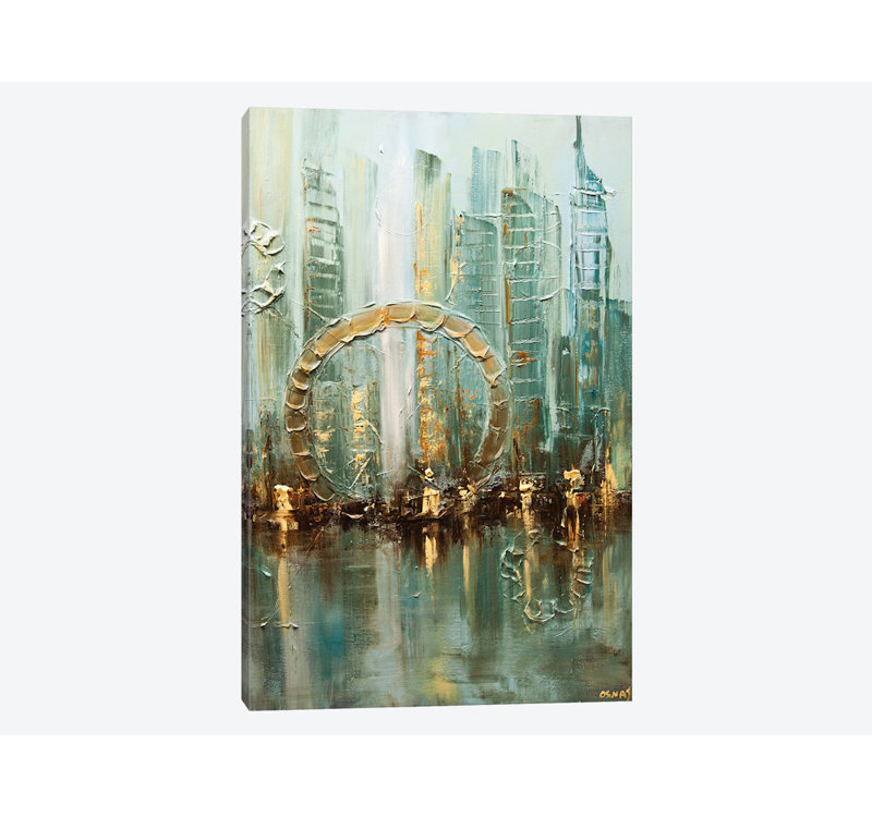«Swiger Babylone», reproduction sur toile, H 40 po x l 26 po x P 1,5 po, Toile tendue