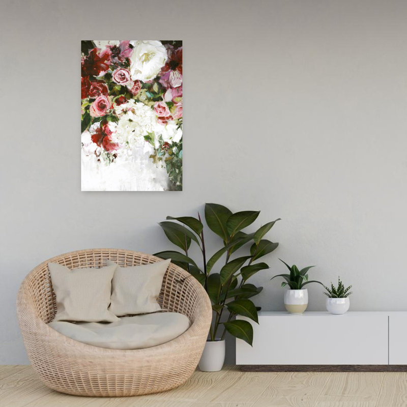 Light Blossom, art contemporain abstrait, H 24 po x l 16 po