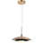 Herdon 1-Light 12" Modern Pendant Light with Metallic Dome Shade, Contemporary Ceiling Light for Dining Room and Kitchen Island
