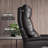 Hight adjustable Genuine Leather + Faux Leather + Aluminium Alloy Office Chair-108471162