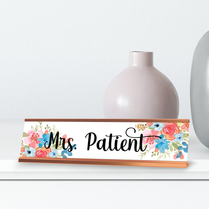 Desk Sign